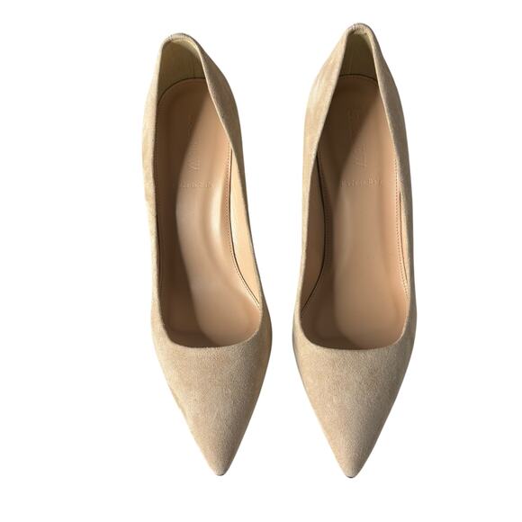 J. Crew Elsie Suede Pumps Natural Size 8.5 - Picture 2 of 6
